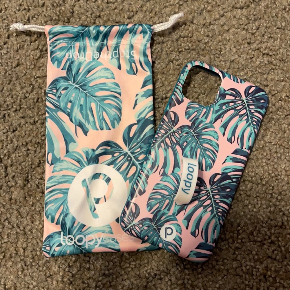Loopy Tropical Palms🌴IPHONE 11 proMAX phone case!